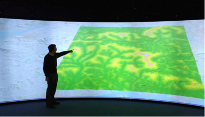 Making sense of the data – one of the visualisations from Flood Event Model